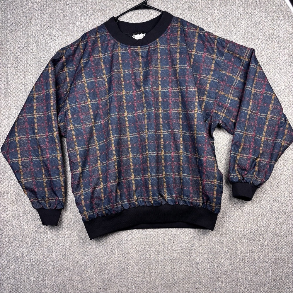 VTG RÖCHE USA Made Pattern Crewneck Sweater 90s Grunge Mens Large